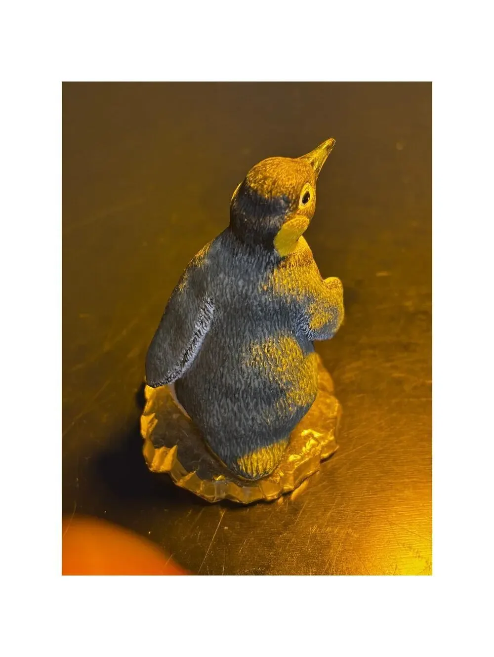 Safari Ltd. EUC Emperor Penguin with Baby Figurine 4.5